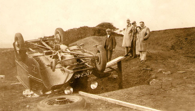 Foster van accident 1938