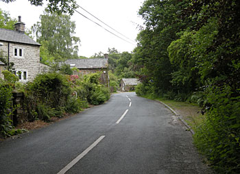 Photo of the original site of Lowgill phone box