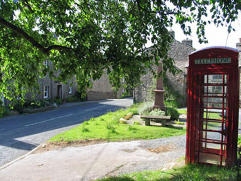 Photo of Lowgill phone box in its present location