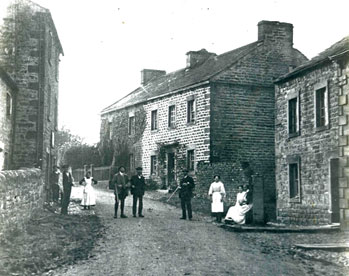 Early 1900s?: East View (white pointing)