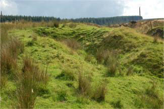 Probable clamp kiln, Kiln Field, Thrushgill